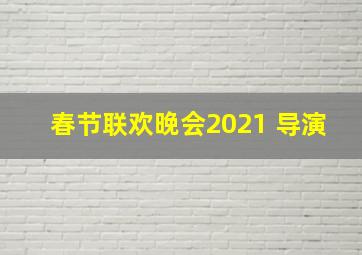 春节联欢晚会2021 导演